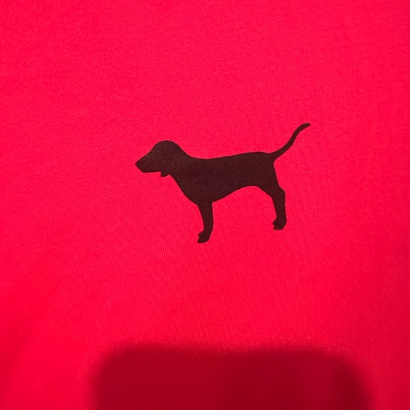 Victoria's Secret Fitted Pink and Black Long Sleeve Tee - Picture 4 of 5